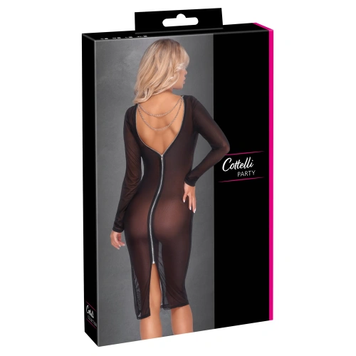 Полупрозрачна рокля Cottelli Party Dress [8]
