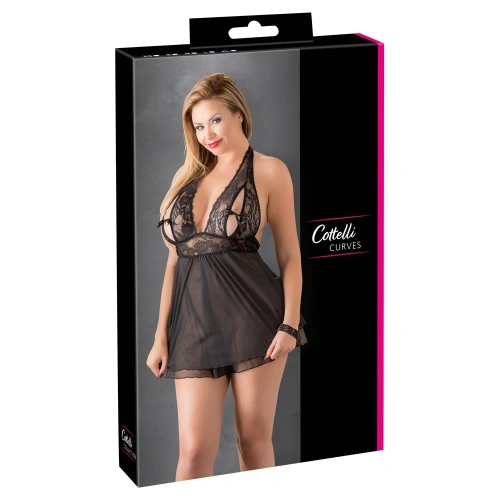 Секси нощница Cottelli Curves Babydoll  [5]