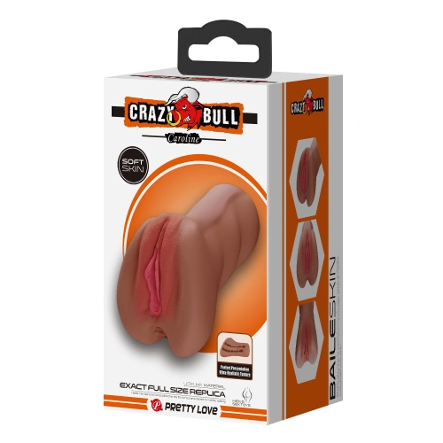 Вер. ЦВЯТ Мастурбатор вагина и анус Crazy Bull Caroline мока [8]