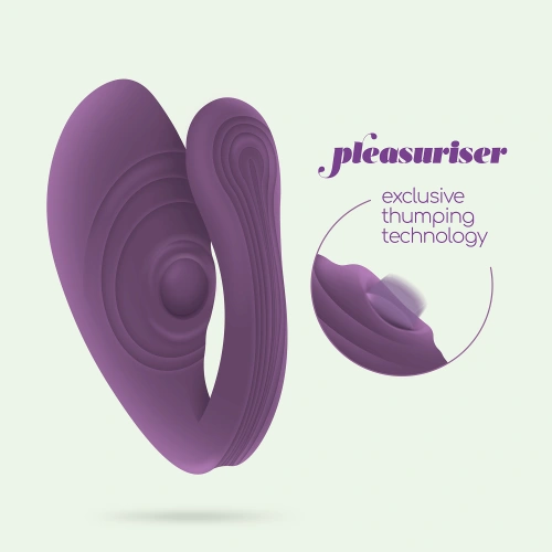 Вибратор за двойки с дистанционно Pleasuriser [4]