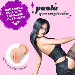 Секс кукла с реалистичен мастурбатор вагина и анус Paola