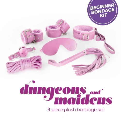 Бондидж комплект 8 части Dungeons And Maidens розов [1]