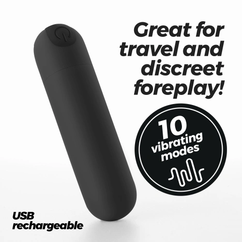 Булет вибратор iMoan Travel Buddy черен