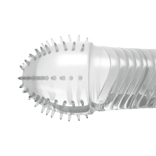 Релефен пенис удебелител Ribbed Sleeve [2]