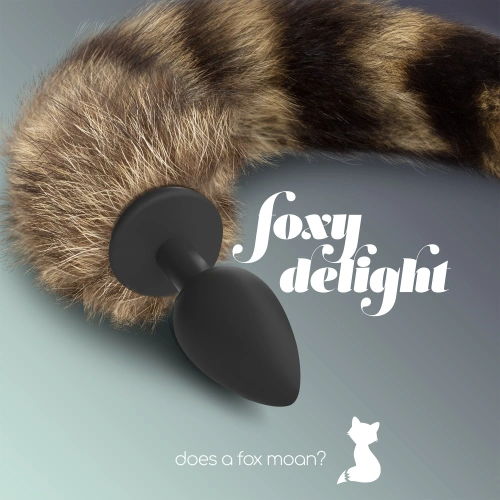 Силиконов анален разширител с лисича опашка Fox Delight [5]