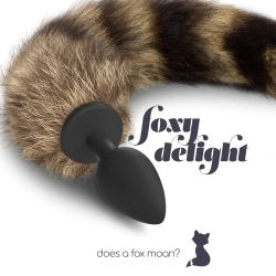 Силиконов анален разширител с лисича опашка Fox Delight