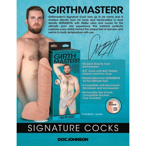 Дебело дилдо Girth Masterr от кибер кожа Doc Johnson [7]