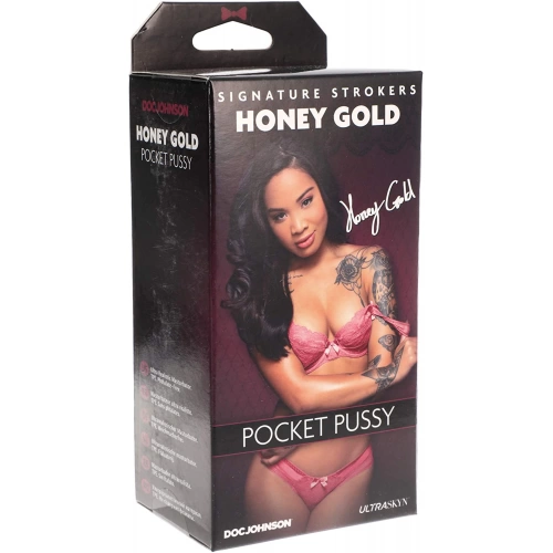 Реалистичен мастурбатор вагина Honey Gold