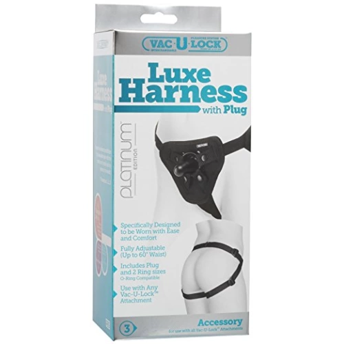 Пенис колан Luxe Harness със система Vac-U-Locк [6]
