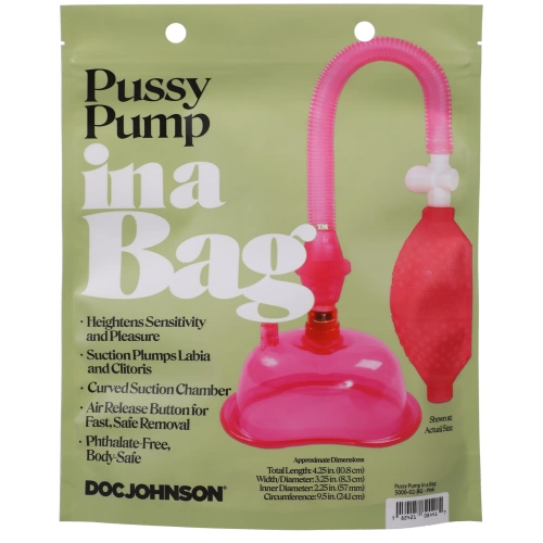 Вагинална помпа Doc Johnson Pussy Pump In A Bag [2]