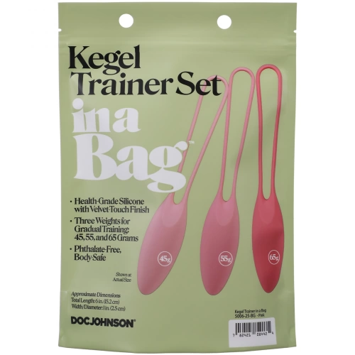 Комплект вагинални яйца от силикон Doc Johnson Kegel Trainer Set [1]
