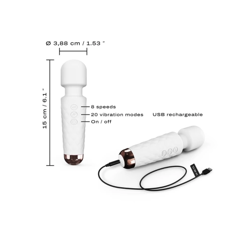 Малък Wand масажор Dorcel Mini Wanderful бял [2]