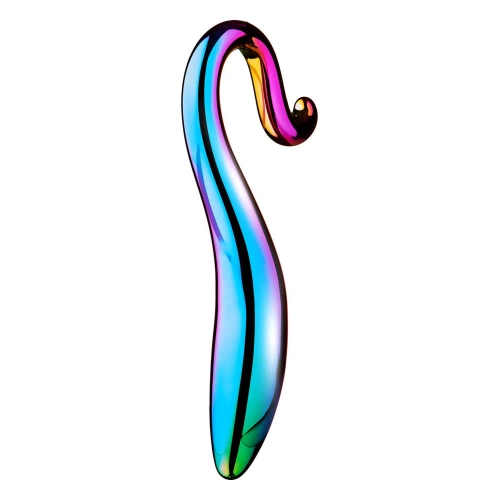 Стъклена анална играчка Elegant Curved Dildo [2]