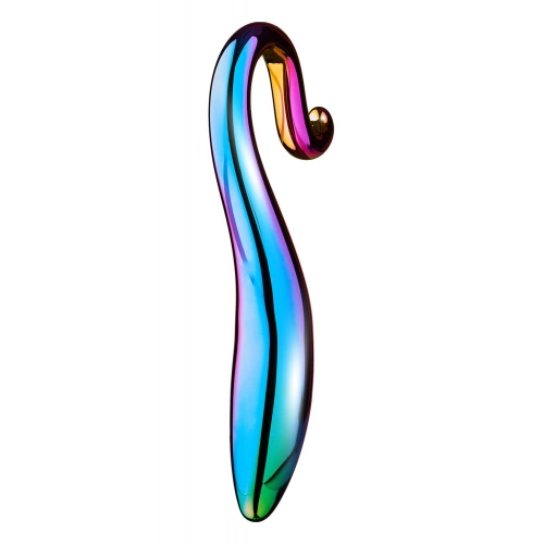 Стъклена анална играчка Elegant Curved Dildo [6]