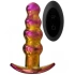Вибриращ анален стимулатор от стъкло с дистанционно Vibe Beaded Plug