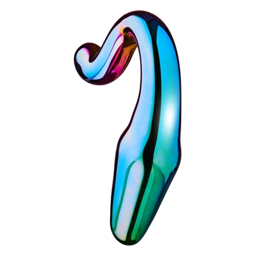 Стъклена анална играчка Glamour Glass Sleek Anal Tail Plug [3]