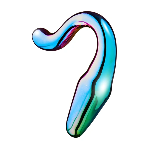 Стъклена анална играчка Glamour Glass Sleek Anal Tail Plug [4]