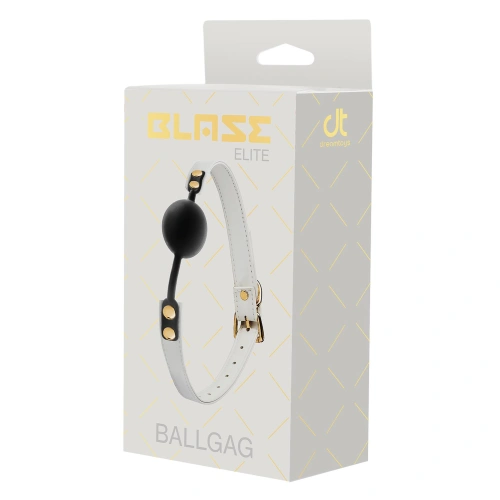Топка за уста от силикон Blaze Elite бял [2]