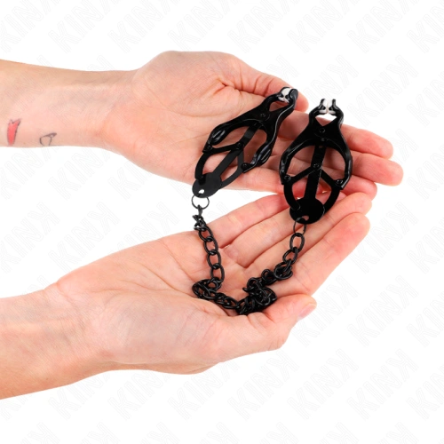 Щипки за зърна с верига Kink Clover Clamps [2]