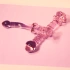 Извито стъклено дилдо Rosebud G-spot [4]