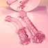 Извито стъклено дилдо Rosebud G-spot [2]