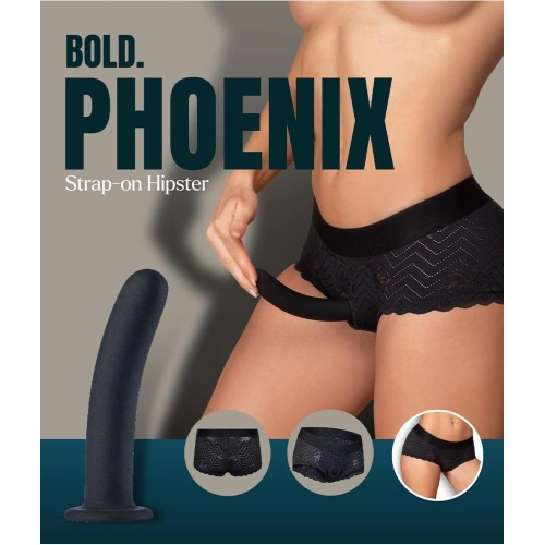 Страп-он боксерки със силиконово дилдо Bold Phoenix  [10]