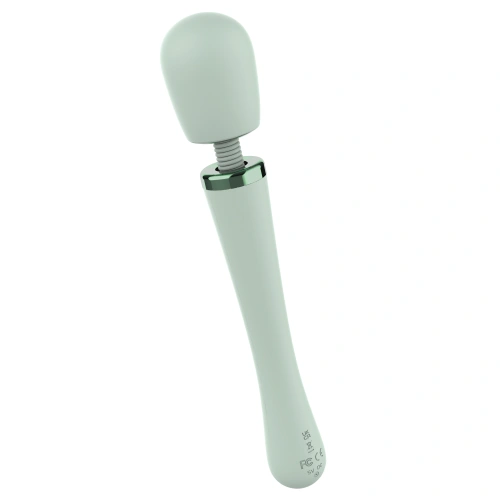 Презаредим силиконов масажор Glam XL Wand зелен [3]