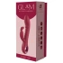 Луксозен презаредим рабит вибратор от силикон Glam [10]