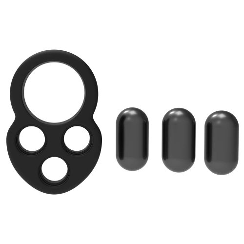 Пенис пръстен със стоманени тежести Triple Weight [3]