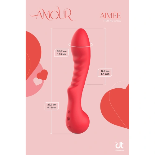 Презаредим силиконов G-спот вибратор Amour Aimee [3]