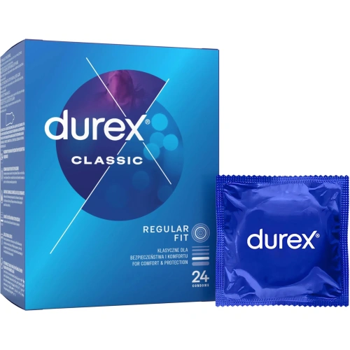 24 бр. Класически презервативи Durex Original (Classic)