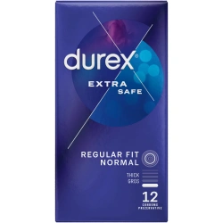 12 бр. Durex Extra Safe по-плътни презервативи