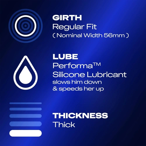 10 бр. Durex Mutual Pleasure задържащи релефни презервативи [2]