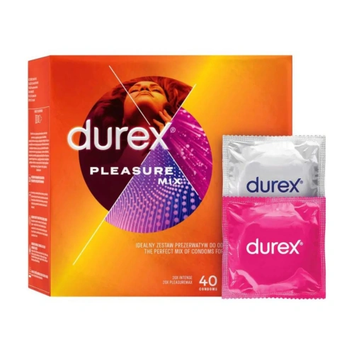 40 бр. Микс релефни презервативи Durex Pleasure Mix [1]