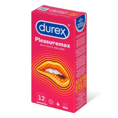 12 бр. Релефни презервативи Durex Pleasure Me [1]