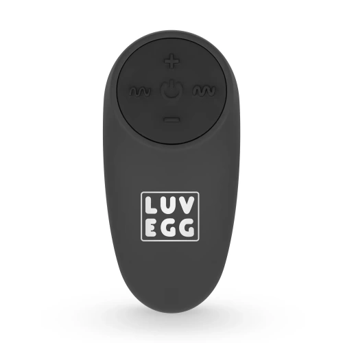 Презаредимо вибро яйце от силикон с дистанционно Luv Egg черно [2]