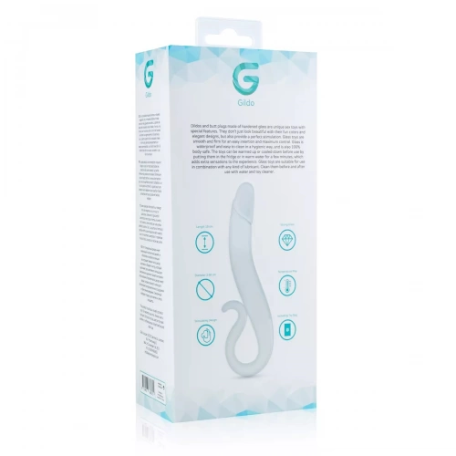 ​Полуреалистичен G+P-spot стимулатор от стъкло Gildo 14 [5]
