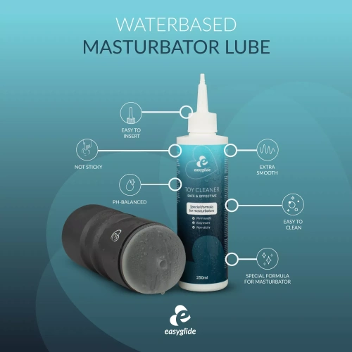 Почистваща течност за мастурбатори Easyglide 250 ml [4]