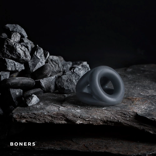 Луксозен троен пенис пръстен от течен силикон Boners Slings [5]