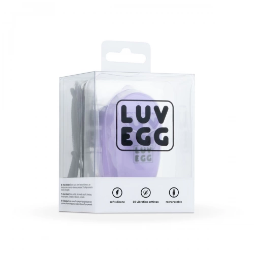 Голямо мощно безжично презаредимо яйце от силикон Luv Egg XL [10]