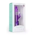 Рабит вибратор с въртящ се край и перли Easy лилав [5]