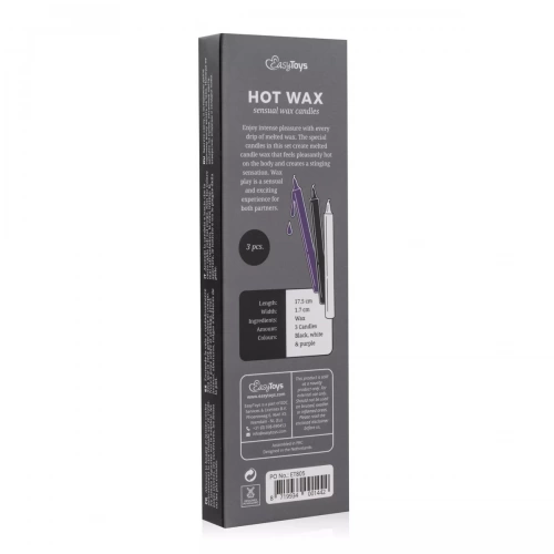 Ниско температурни свещи Sensual Hot Wax 3 бр. [3]