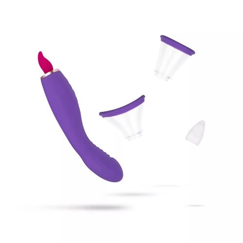 Вибрираща помпа за клитор и зърна с G-spot вибратор Pleasure Pump [7]