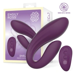 Вибратор за двойки с дистанционно Engily Ross Divel