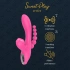 Засмукващ рабит вибратор с анална броеница Sweet Play A3 [11]