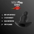 Силиконов анален разширител с отвор Wild Play C1 [2]
