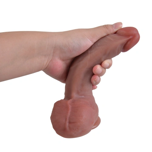 Реалистично силиконово дилдо Natural Play D1 [3]