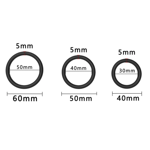 Комплект три пенис пръстена Men`s Play B7 [4]