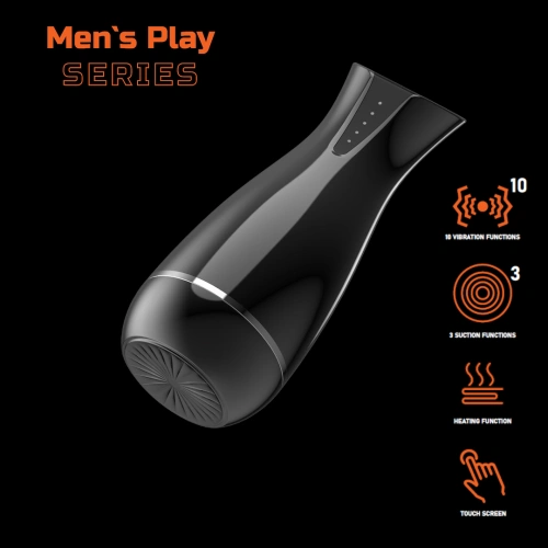 Засмукващ вибриращ мастурбатор Mens's Play B6 [10]