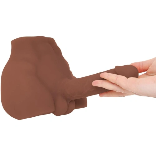 Мъжки торс с вибриращо и тласкащо дилдо Easy Rider [5]